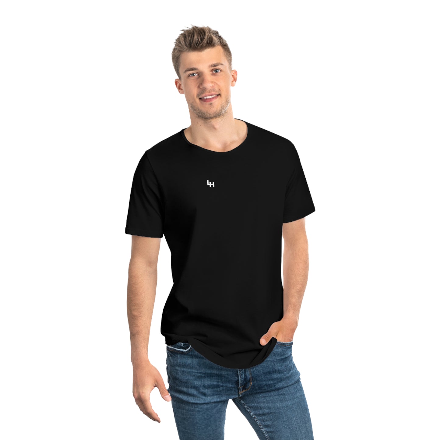 Men's Curved Hem Tee K.I.S.S. LH Emblem