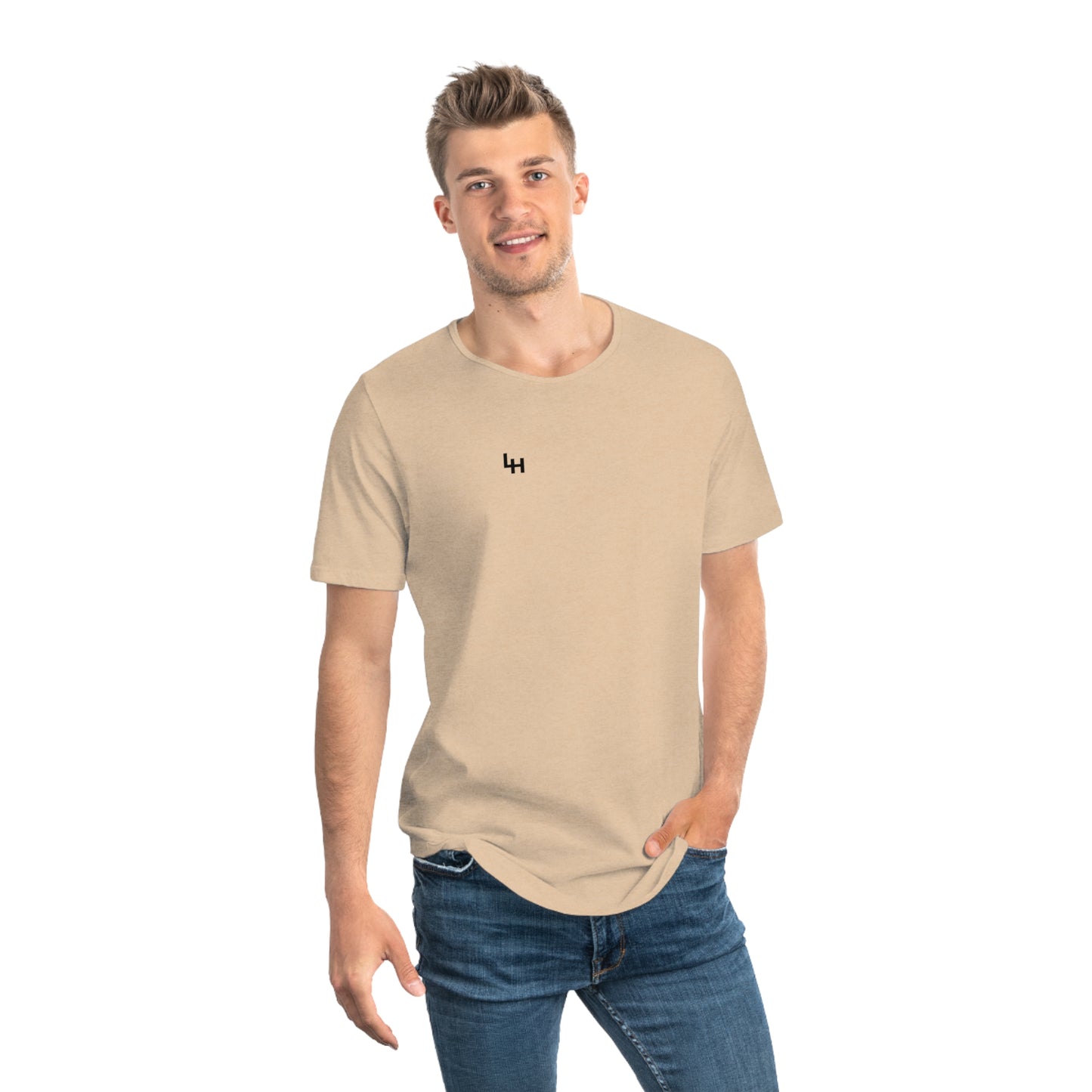 Men's Curved Hem Tee K.I.S.S. LH Emblem