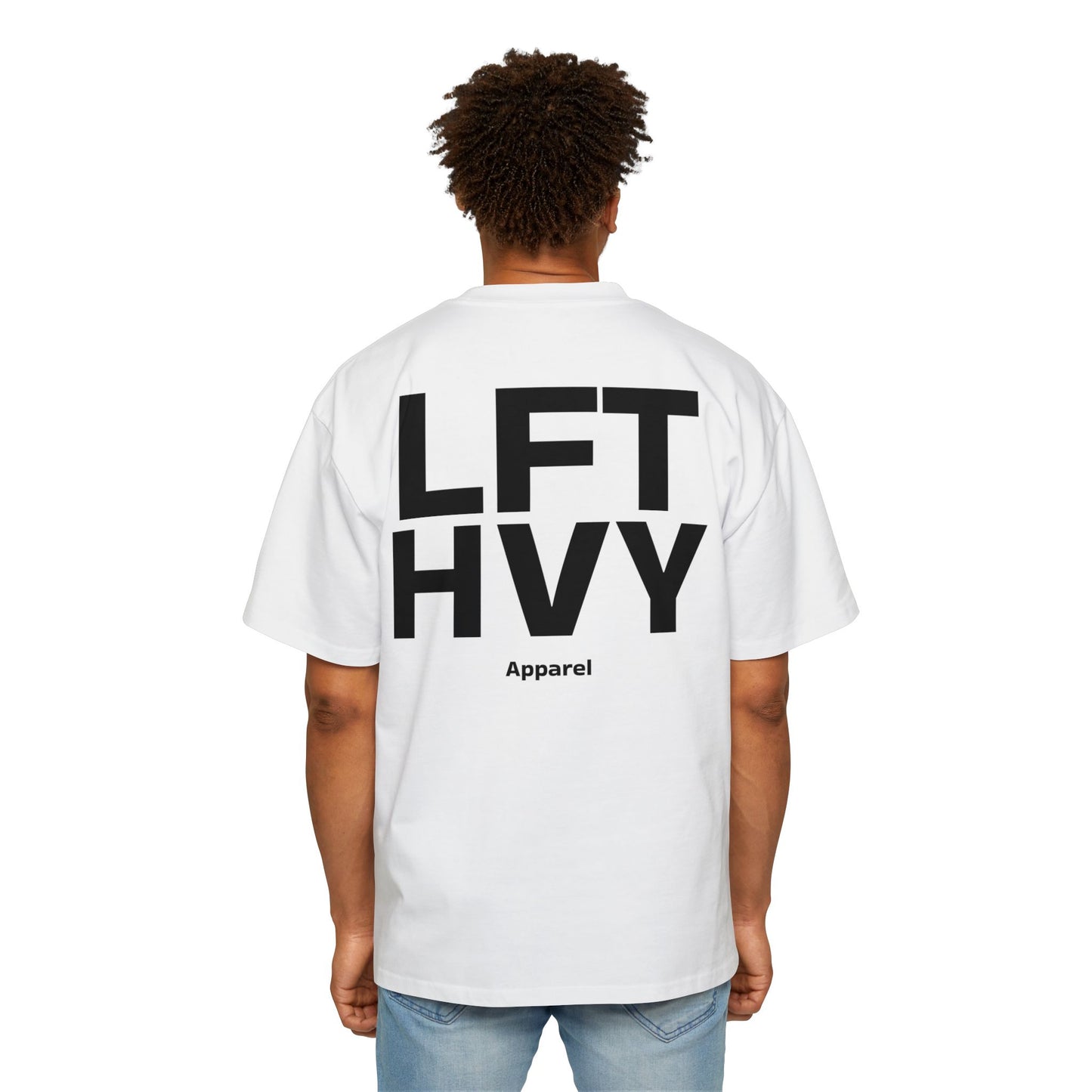 Men's Oversized Tee Simple Emblem T-Shirt