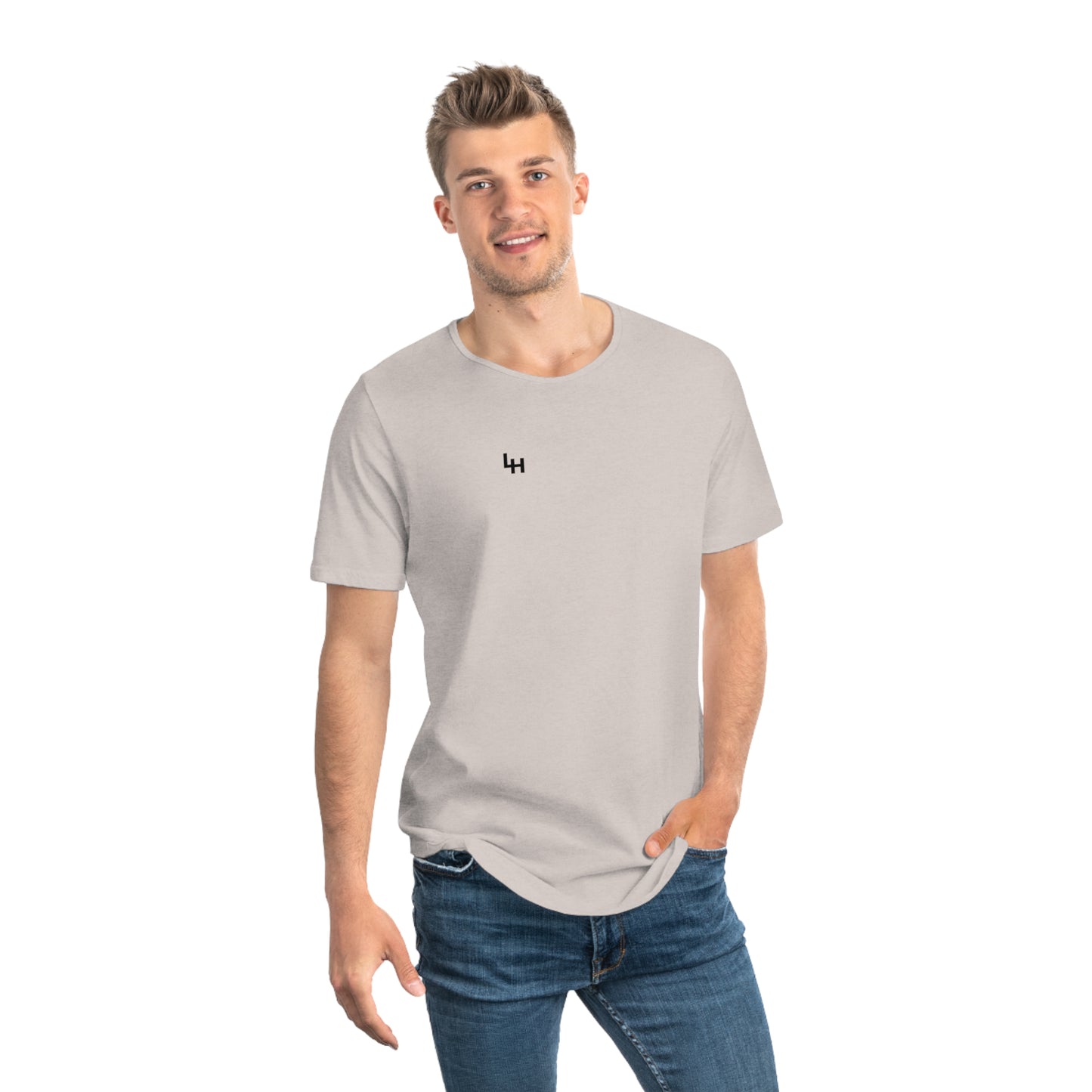 Men's Curved Hem Tee K.I.S.S. LH Emblem