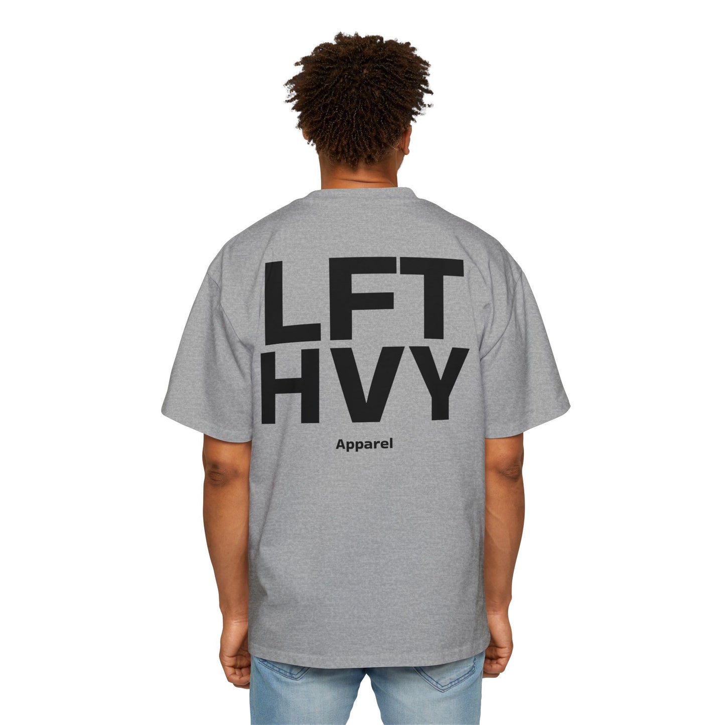 Men's Oversized Tee Simple Emblem T-Shirt