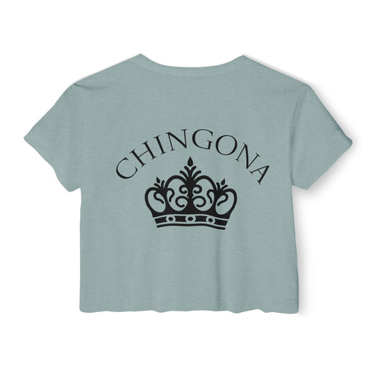 Chingona Crop Top