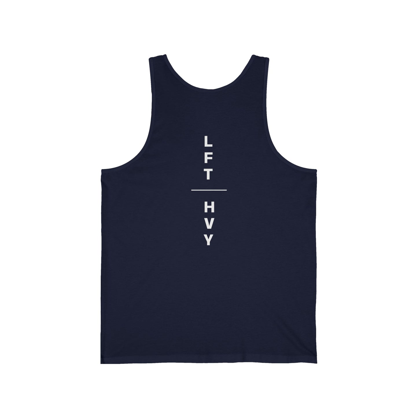 Muscle Tank with LFT HVY Vert Logo