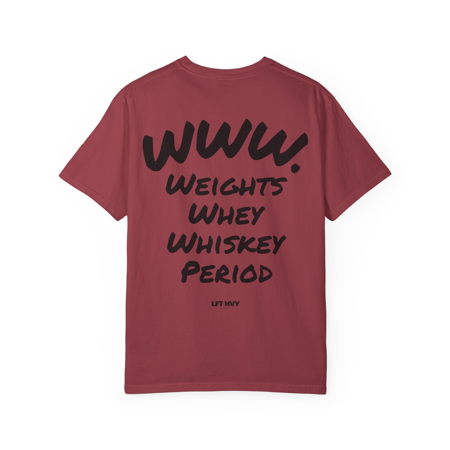 WWW. Weights, Whey, Whiskey - Unisex Tee