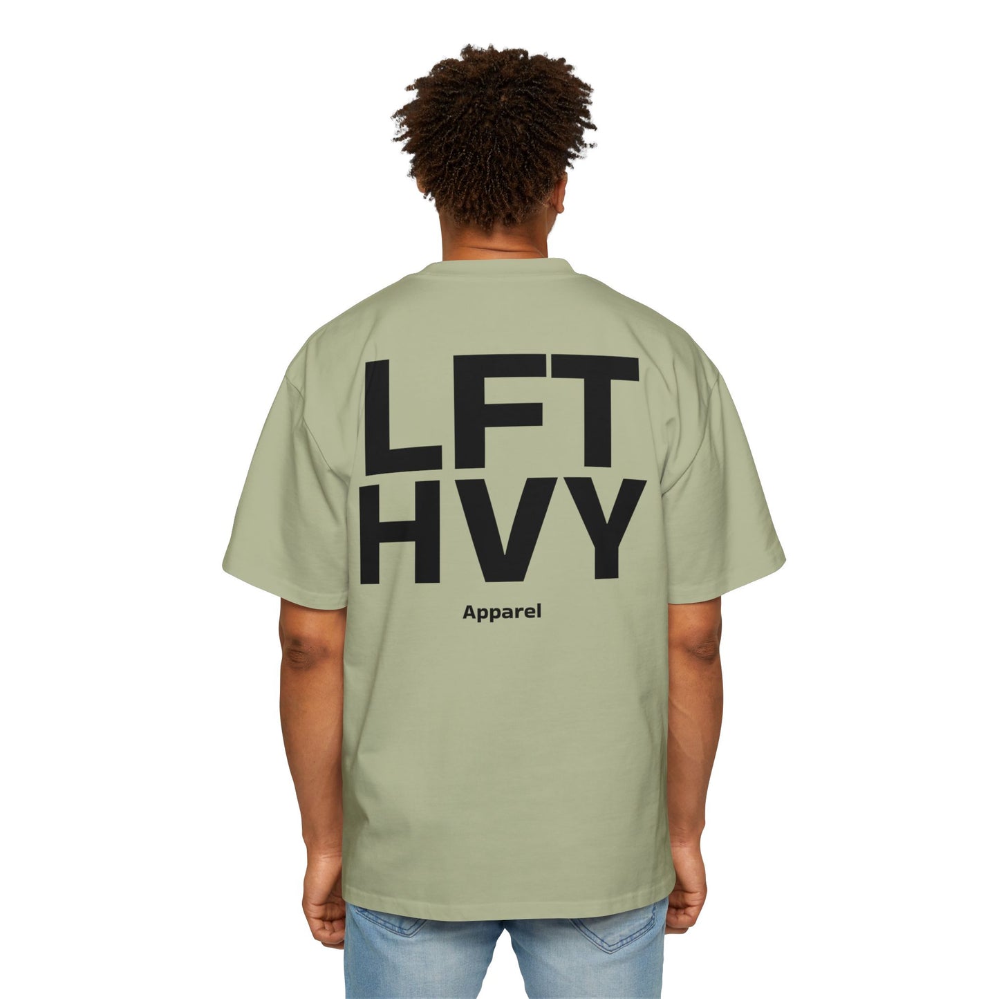 Men's Oversized Tee Simple Emblem T-Shirt