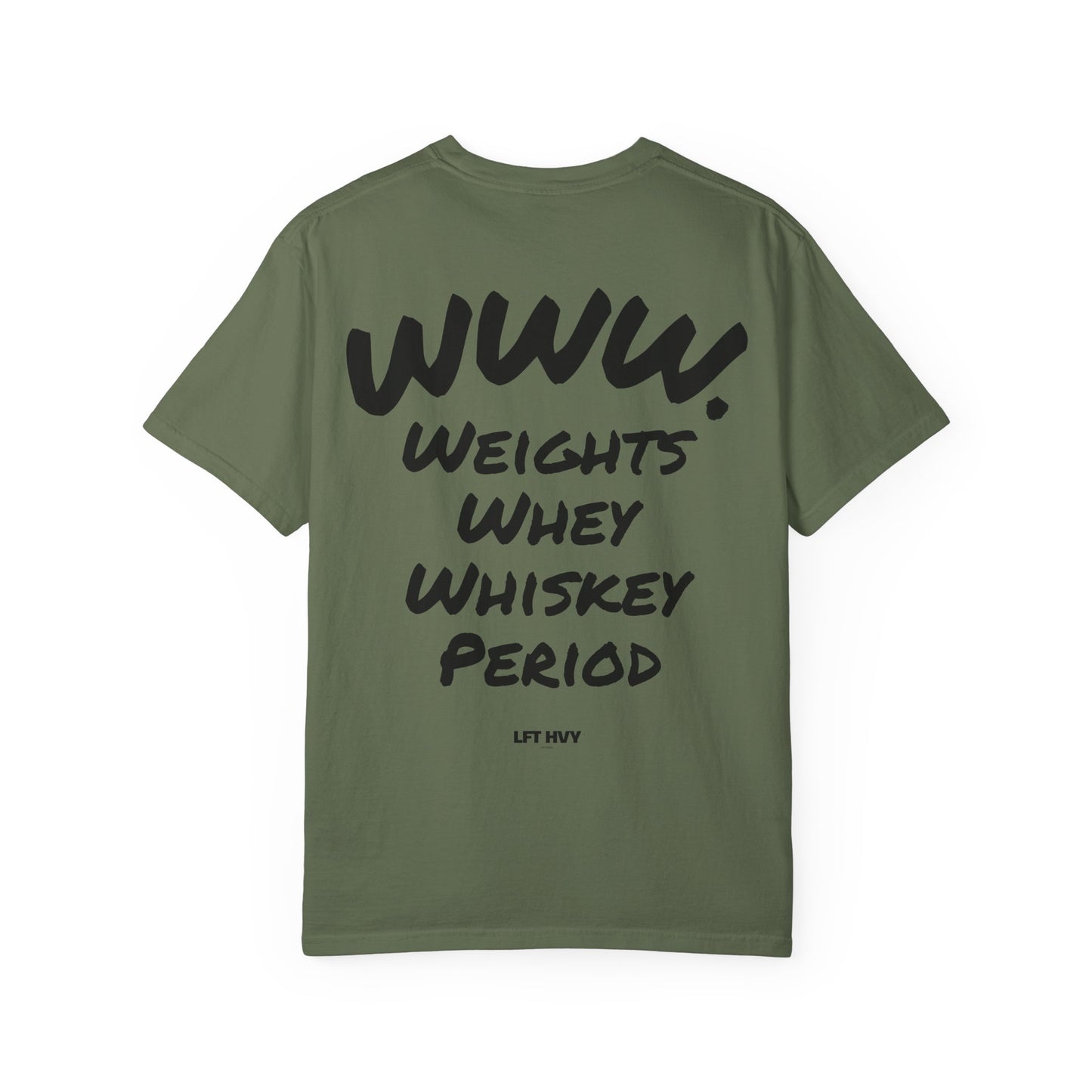 WWW. Weights, Whey, Whiskey - Unisex Tee