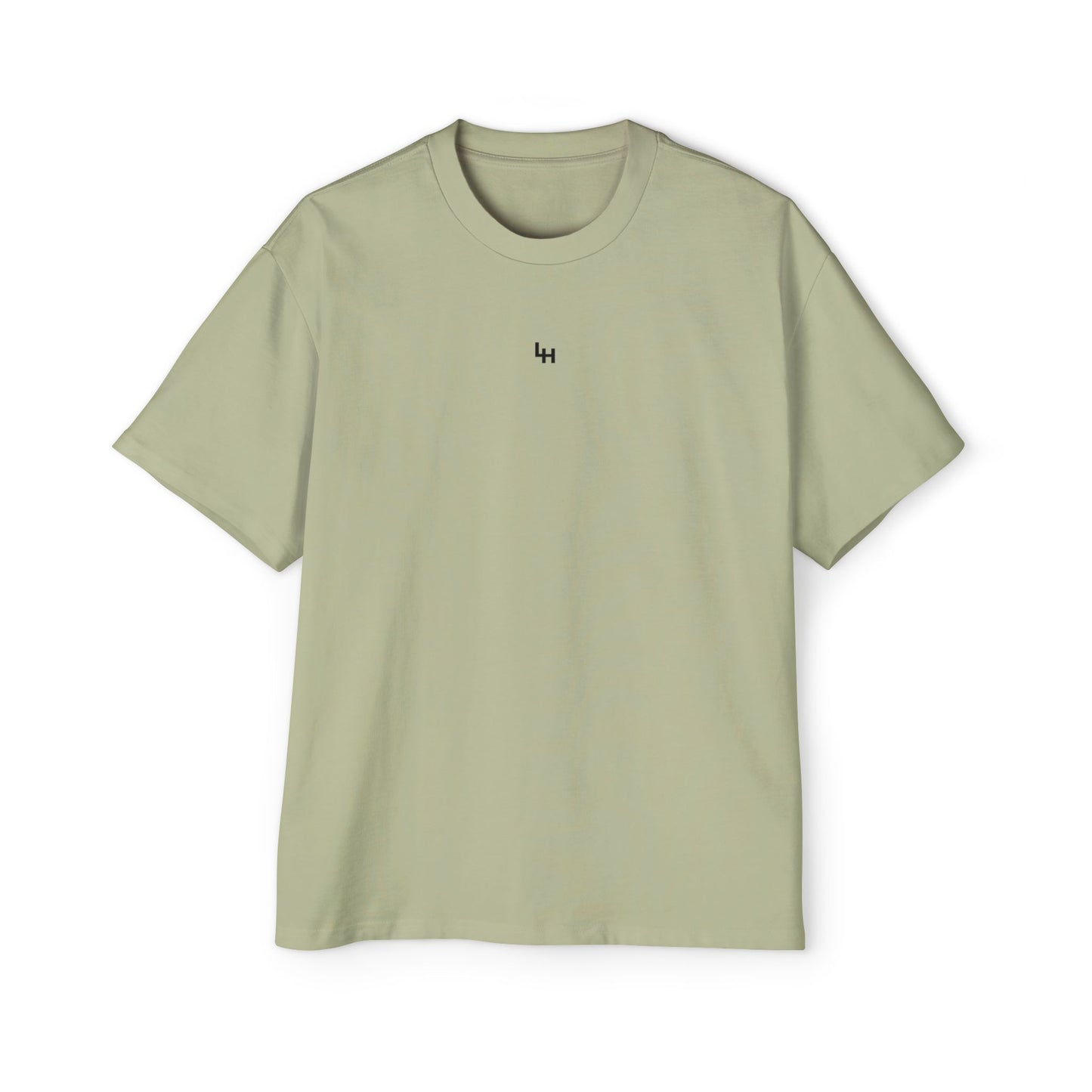 Men's Oversized Tee Simple Emblem T-Shirt