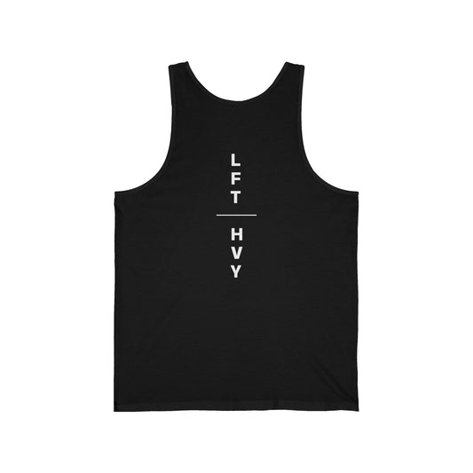 Muscle Tank with LFT HVY Vert Logo