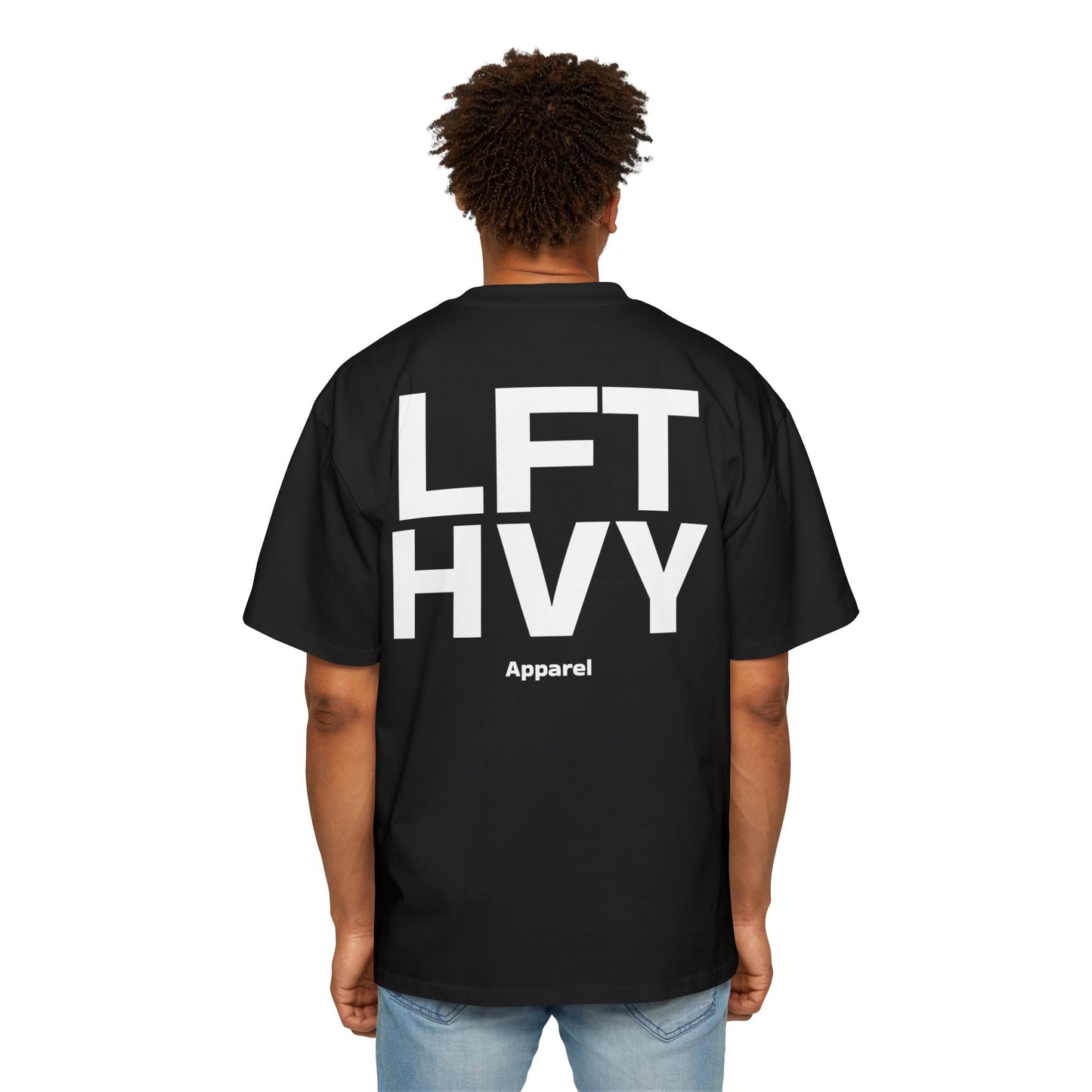 Men's Oversized Tee Simple Emblem T-Shirt