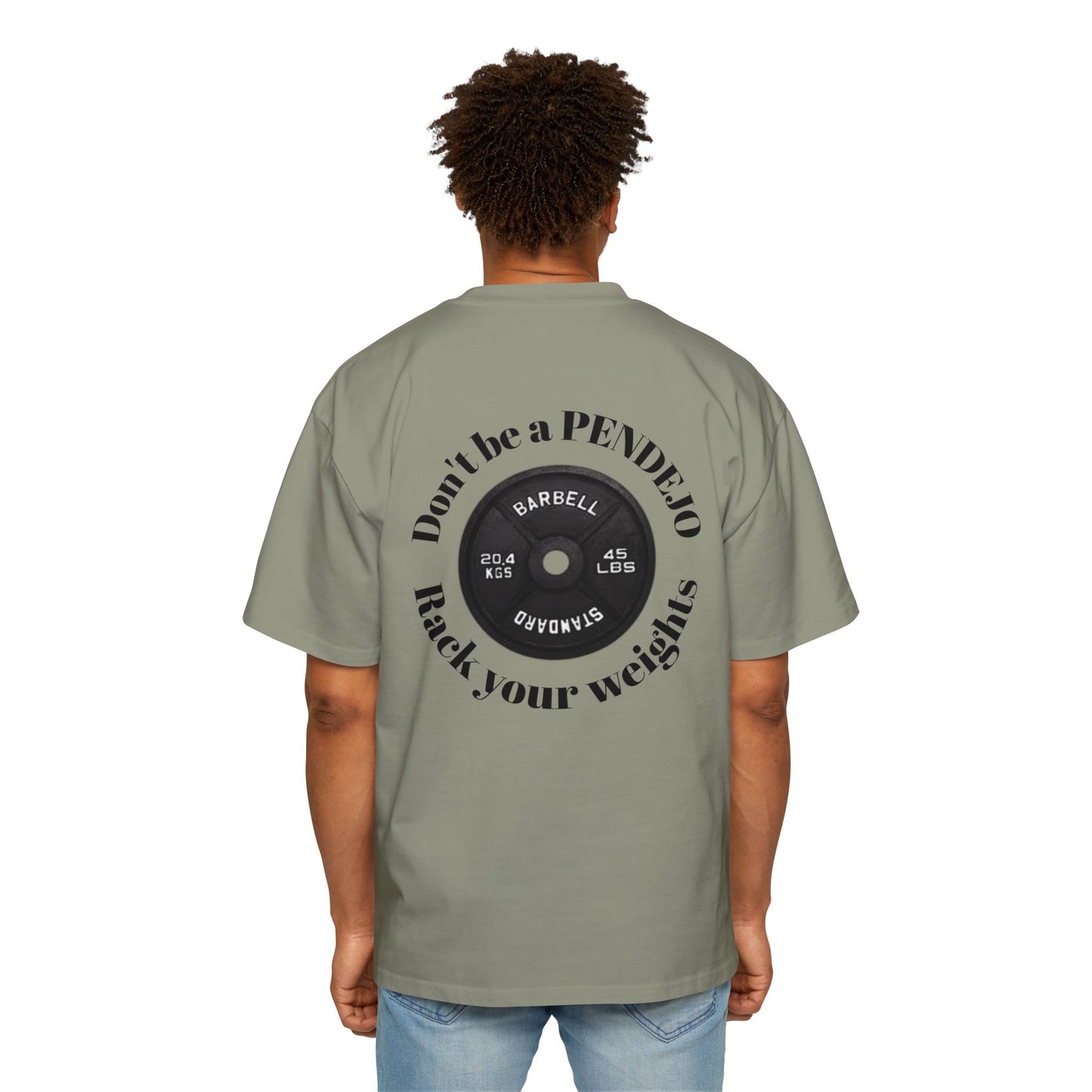 Heavy Oversized Tee, Dont be a Pendejo Pump Cover
