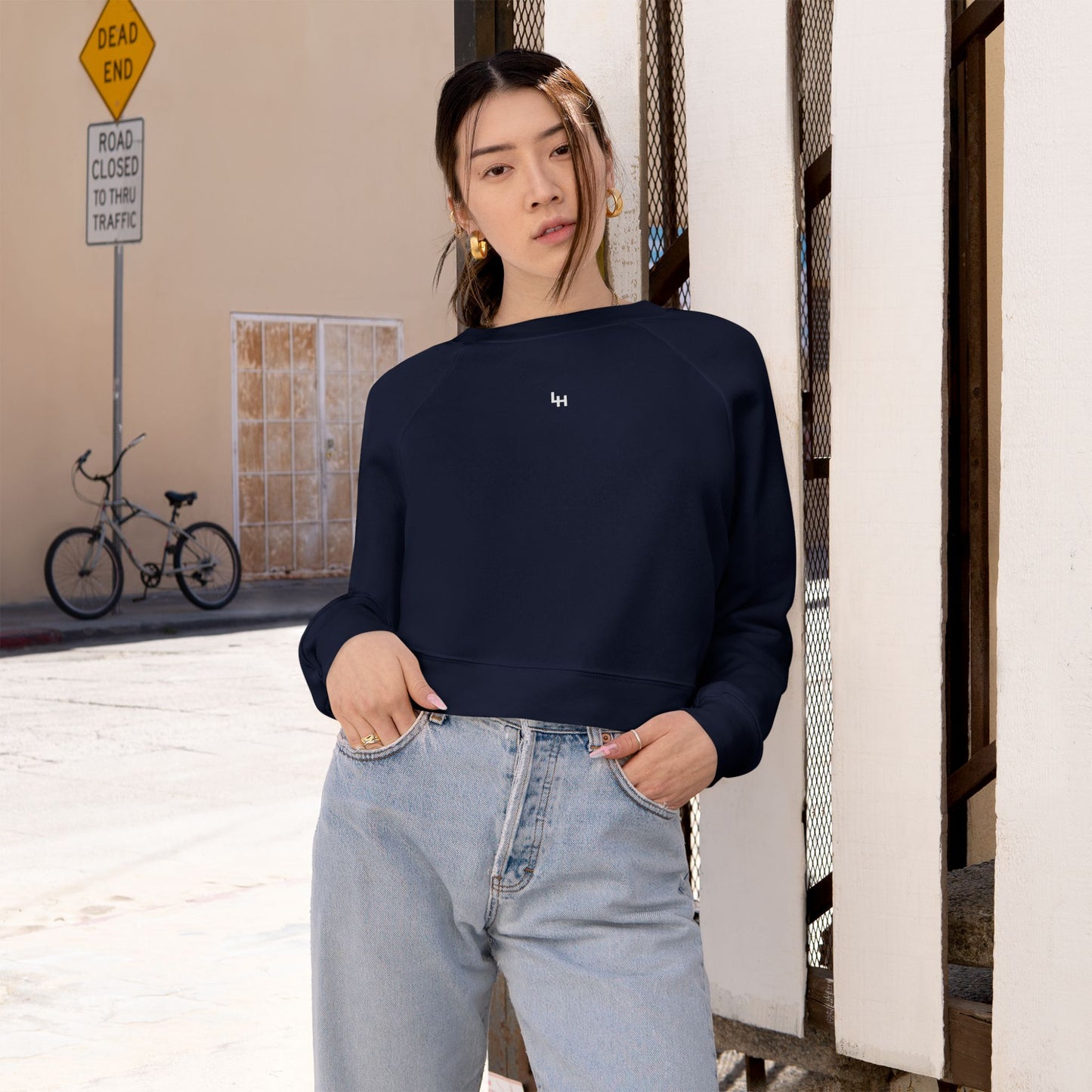 LH Simple Cropped Sweater