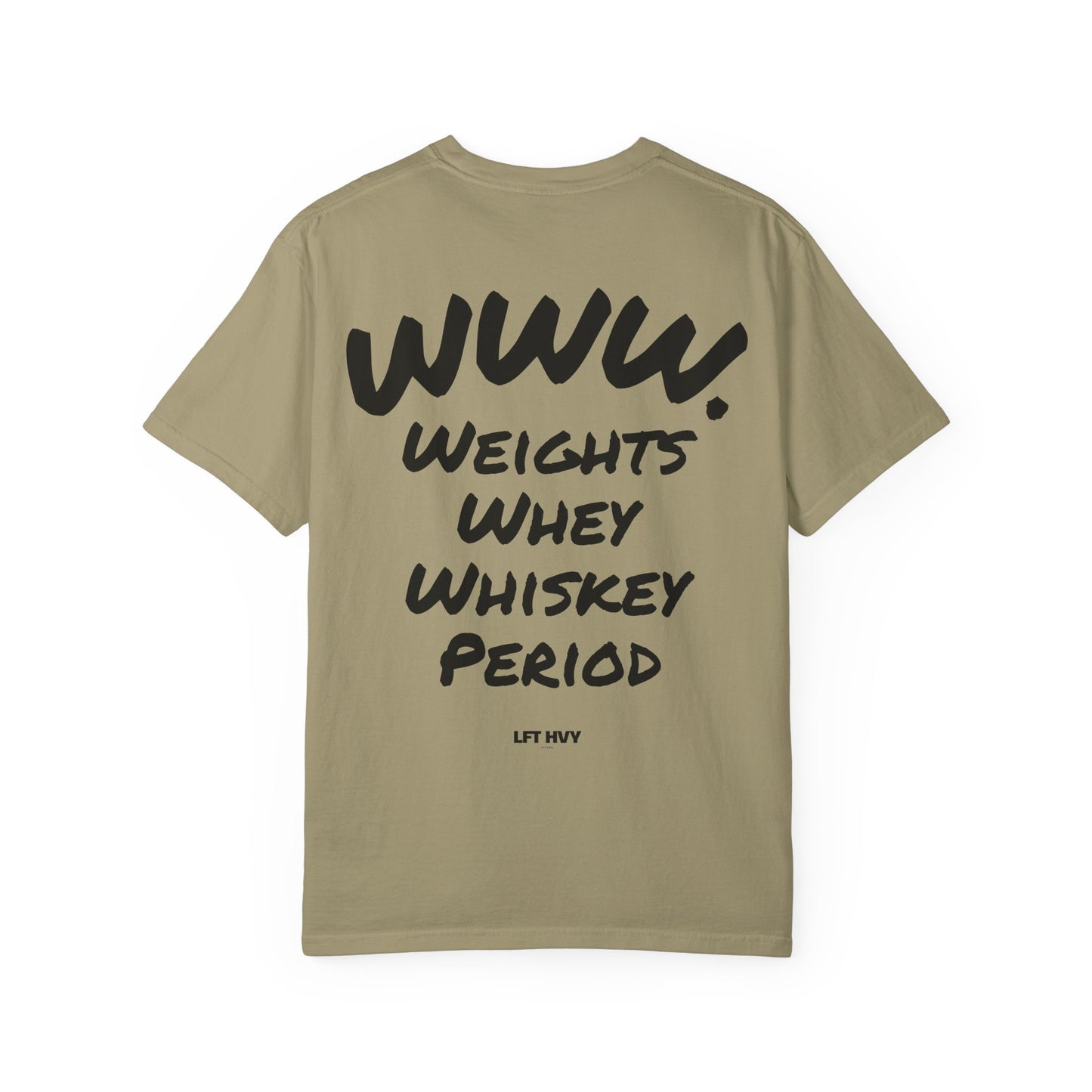 WWW. Weights, Whey, Whiskey - Unisex Tee
