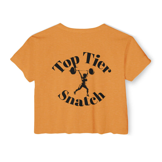 Crop Tee: Top Tier Snatch