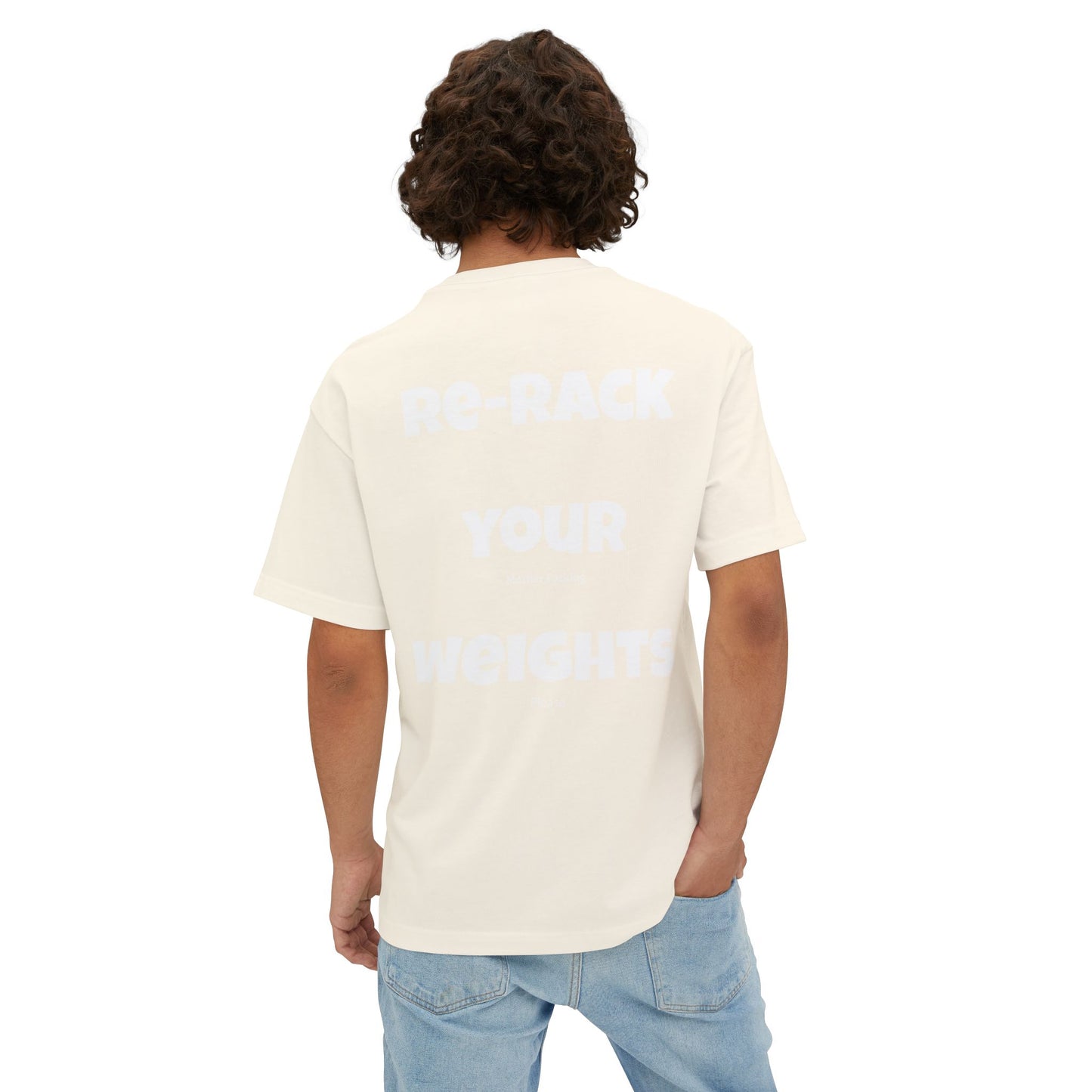 Rack your weights - explicit - Oversized Boxy Tee