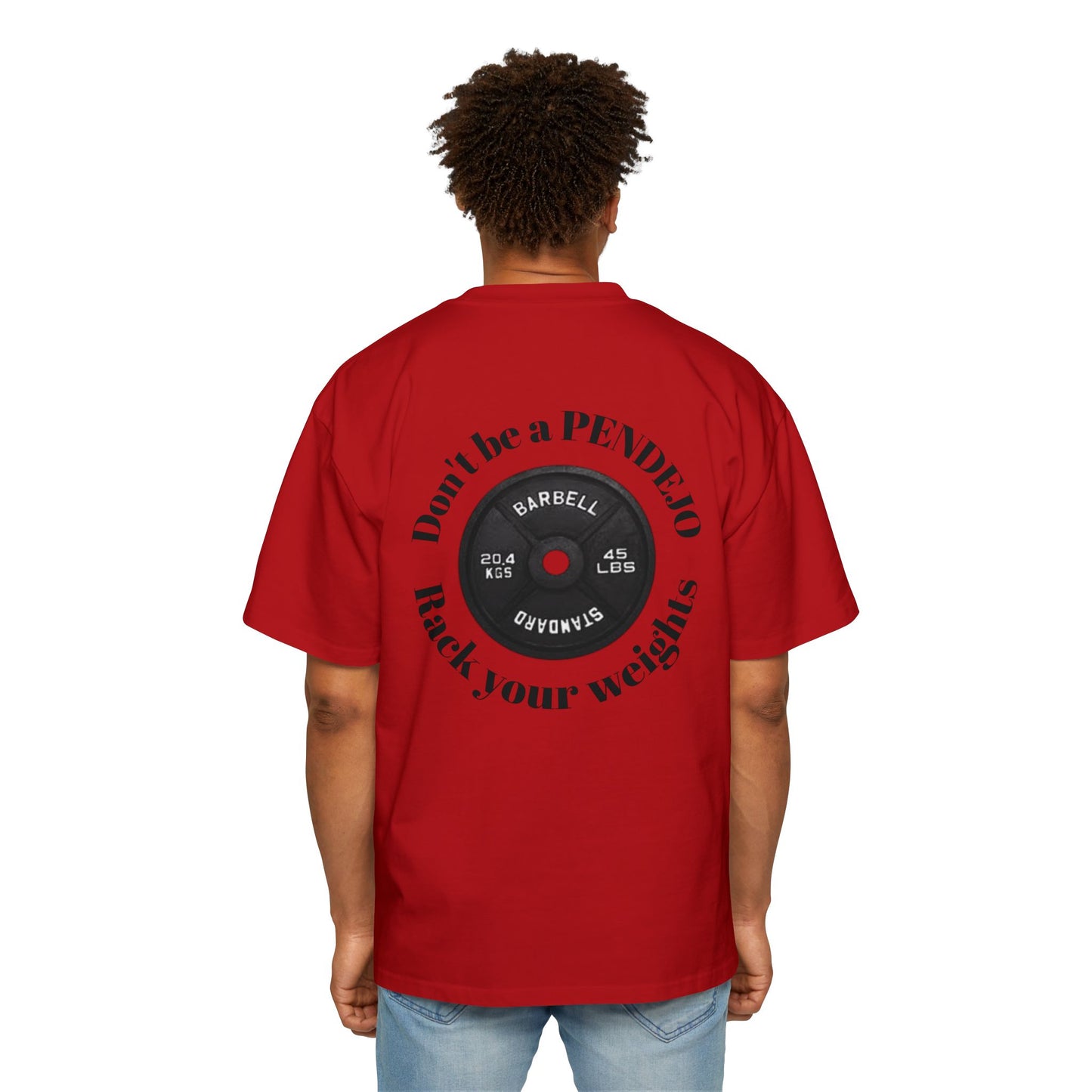 Heavy Oversized Tee, Dont be a Pendejo Pump Cover