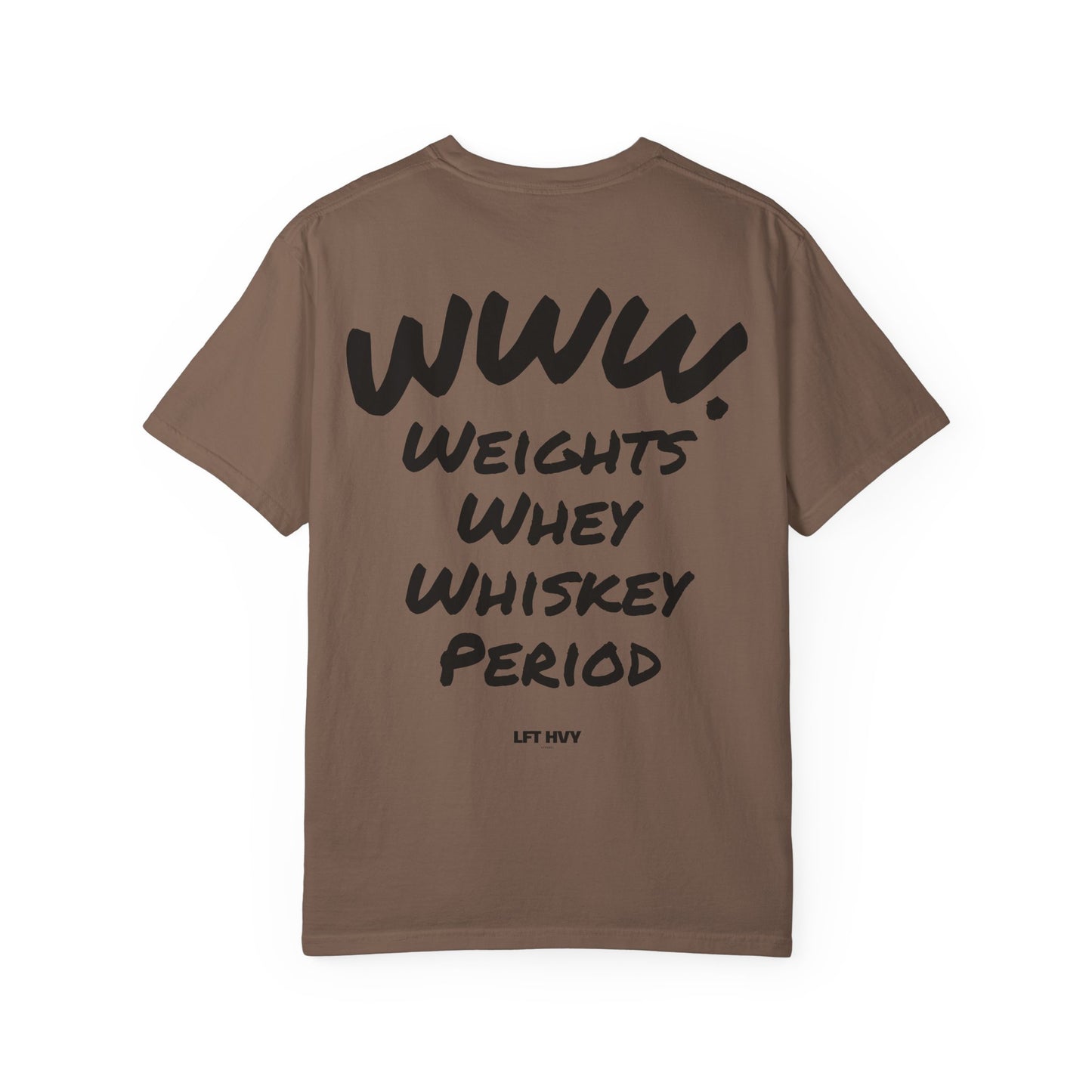 WWW. Weights, Whey, Whiskey - Unisex Tee